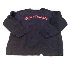 Abercrombie & Fitch Navy Crewneck Sweater fits men’s small
